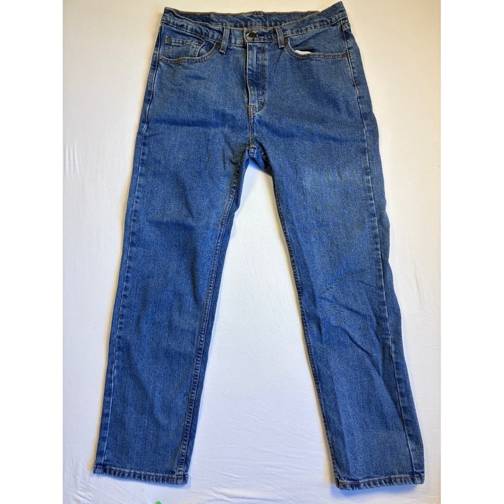Levi's 505 Men's Straight Blue Jeans W34 L30 Medium Wash